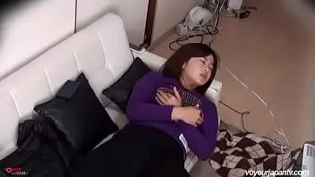 Play Young japanese spied at home - she cums twice