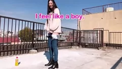 Play Outdoor Desperation: Japanese Babe Pees & Masturbates with a Vibrator